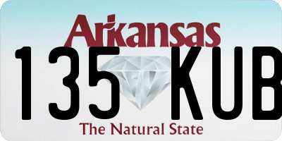AR license plate 135KUB