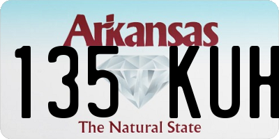 AR license plate 135KUH
