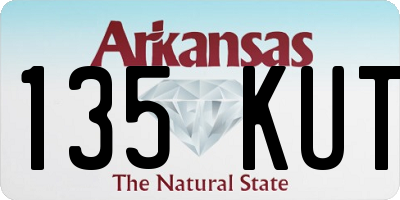 AR license plate 135KUT