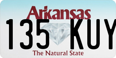 AR license plate 135KUY
