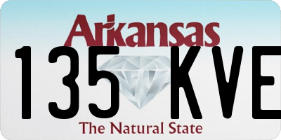 AR license plate 135KVE