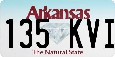 AR license plate 135KVI