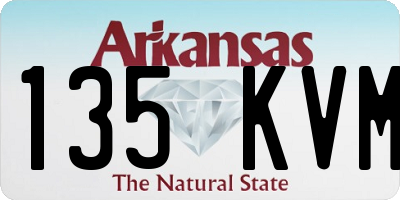 AR license plate 135KVM