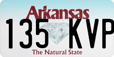AR license plate 135KVP