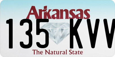 AR license plate 135KVV