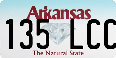 AR license plate 135LCC