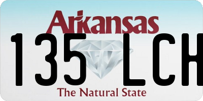 AR license plate 135LCH