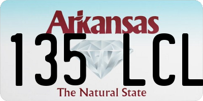 AR license plate 135LCL