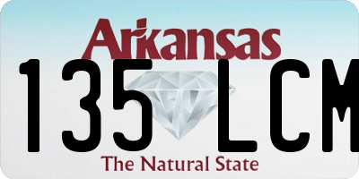 AR license plate 135LCM