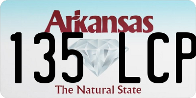 AR license plate 135LCP