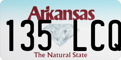 AR license plate 135LCQ
