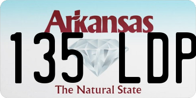 AR license plate 135LDP