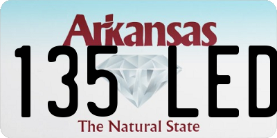 AR license plate 135LED