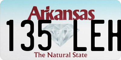 AR license plate 135LEH