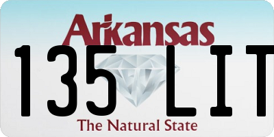 AR license plate 135LIT