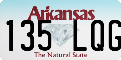 AR license plate 135LQG