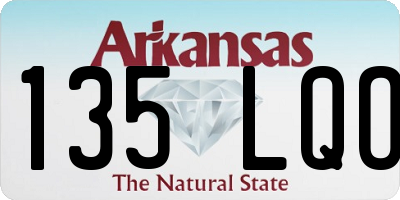AR license plate 135LQO