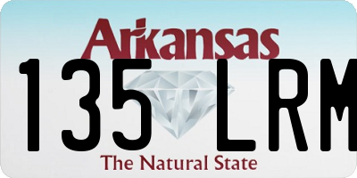 AR license plate 135LRM