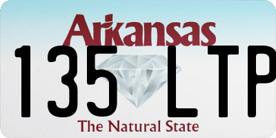 AR license plate 135LTP