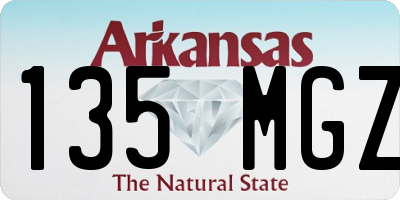 AR license plate 135MGZ