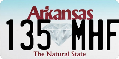 AR license plate 135MHF