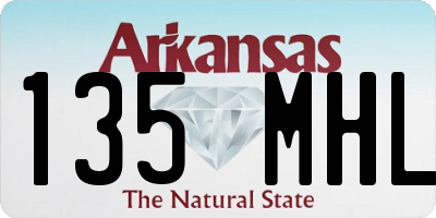 AR license plate 135MHL