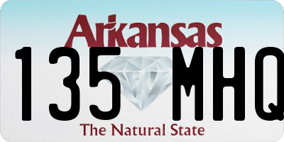 AR license plate 135MHQ