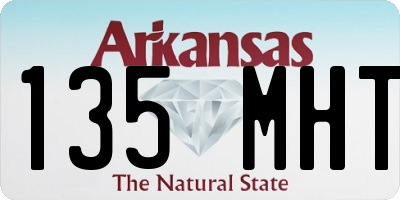 AR license plate 135MHT