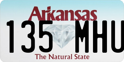 AR license plate 135MHU
