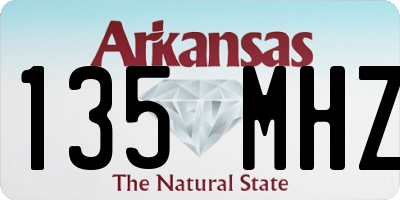 AR license plate 135MHZ