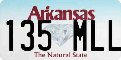 AR license plate 135MLL
