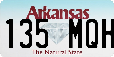 AR license plate 135MQH