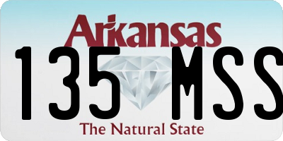 AR license plate 135MSS