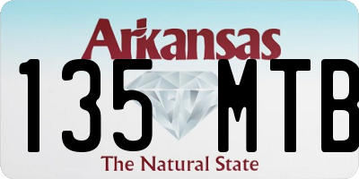 AR license plate 135MTB
