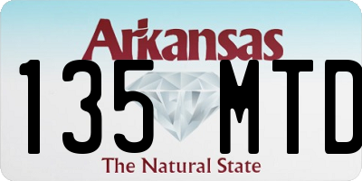 AR license plate 135MTD