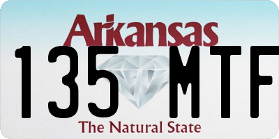 AR license plate 135MTF