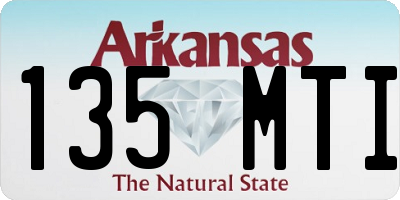 AR license plate 135MTI