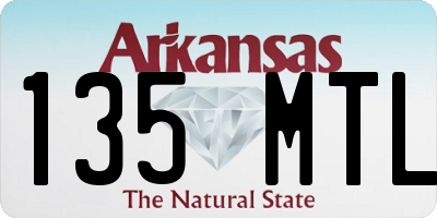 AR license plate 135MTL