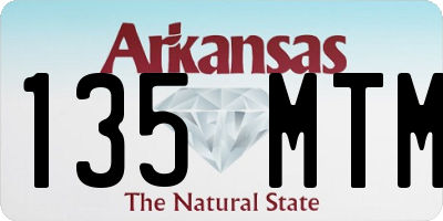 AR license plate 135MTM