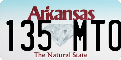 AR license plate 135MTO