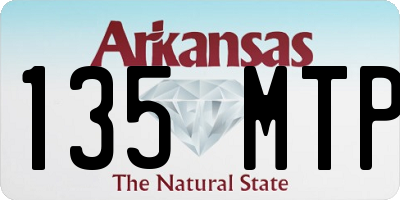 AR license plate 135MTP