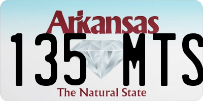 AR license plate 135MTS