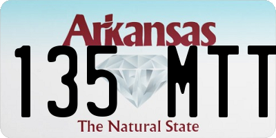 AR license plate 135MTT