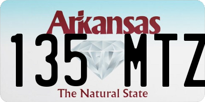AR license plate 135MTZ