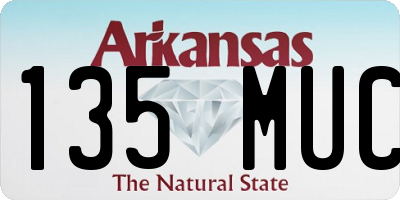 AR license plate 135MUC