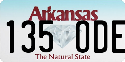 AR license plate 135ODE