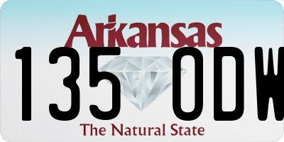 AR license plate 135ODW