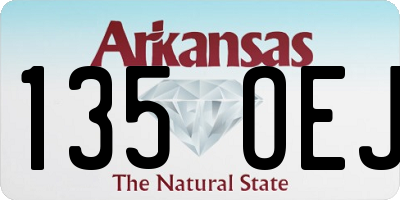 AR license plate 135OEJ