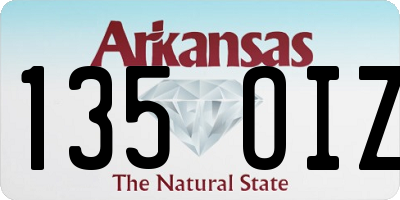 AR license plate 135OIZ