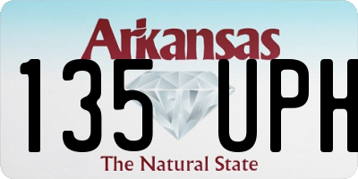 AR license plate 135UPH